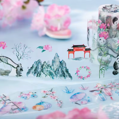 Rollo de Stickers Cherry Blossom