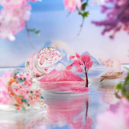 Rollo de Stickers Cherry Blossom