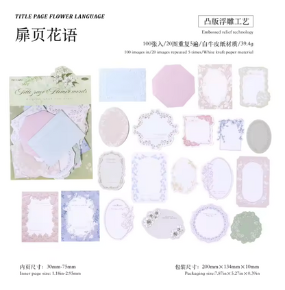 100 Etiquetas con relieve