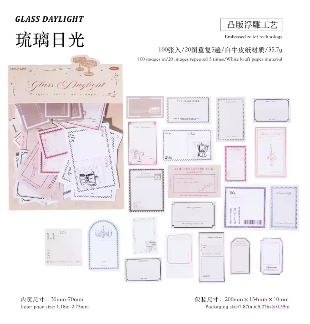 100 Etiquetas con relieve