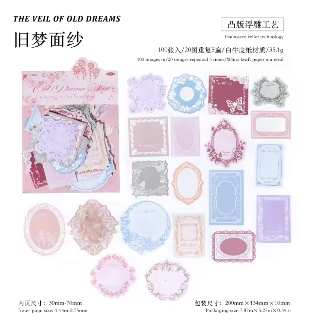 100 Etiquetas con relieve