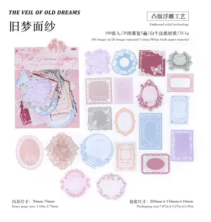 100 Etiquetas con relieve