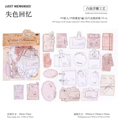 100 Etiquetas con relieve