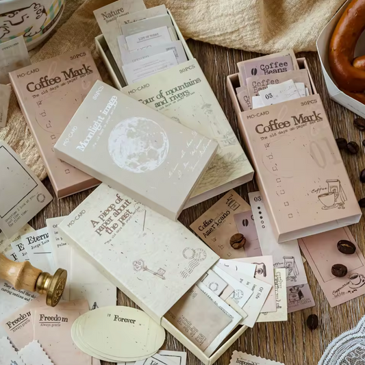 Cajita de 30 Stickers Vintage