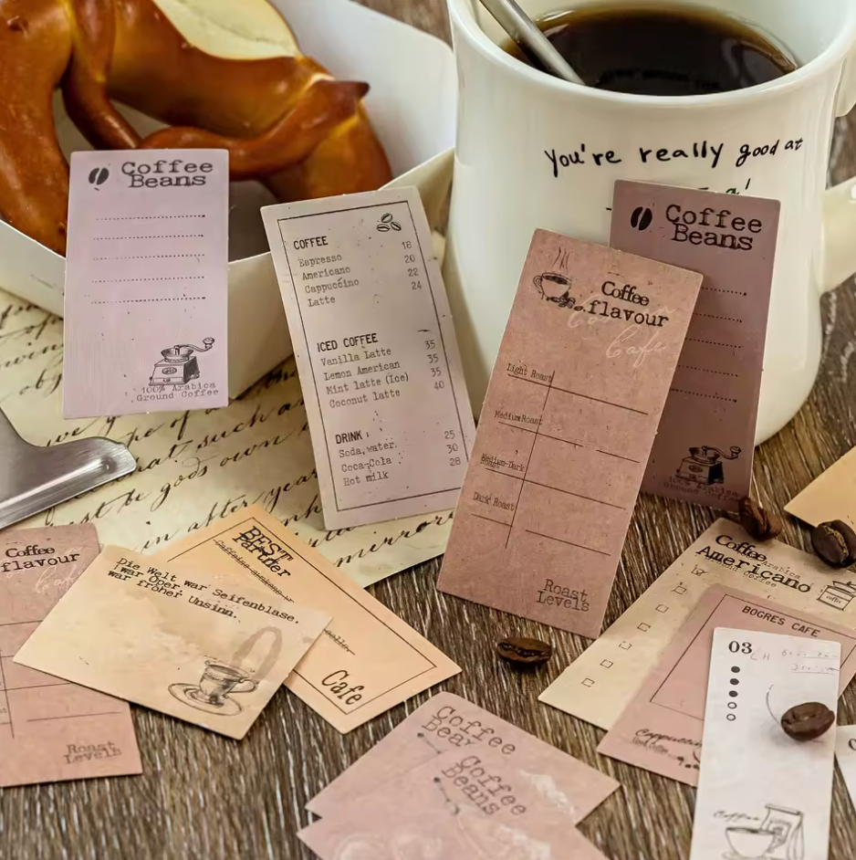 Cajita de 30 Stickers Vintage