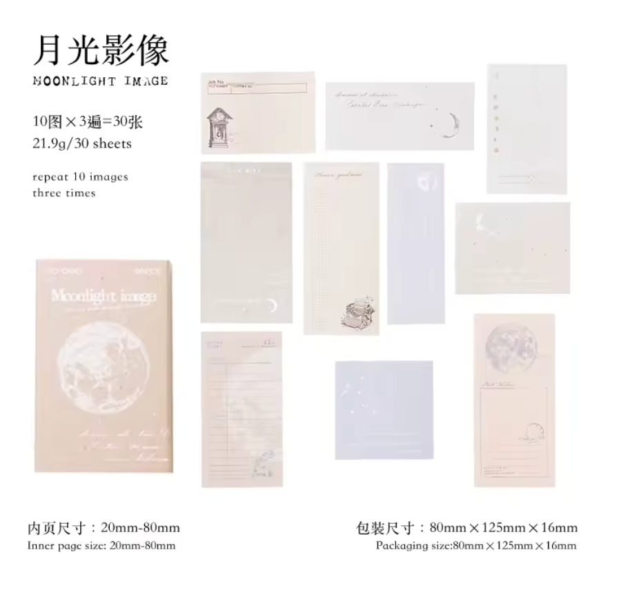 Cajita de 30 Stickers Vintage