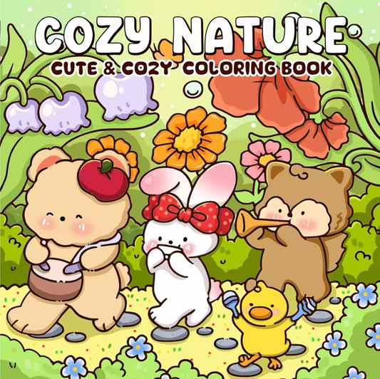 Cuaderno de colorear Primavera Cosy Nature