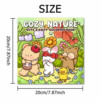 Cuaderno de colorear Primavera Cosy Nature