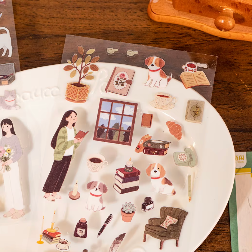 12 Hojas de Stickers Chiquitos
