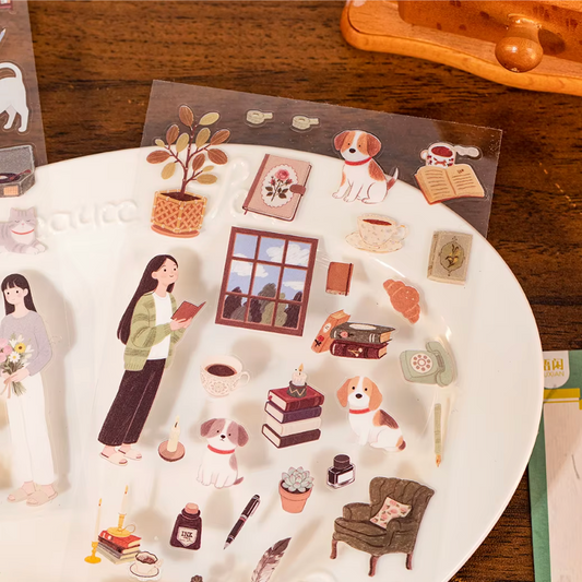 12 Hojas de Stickers Chiquitos