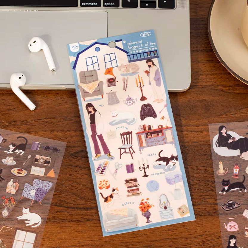 12 Hojas de Stickers Chiquitos