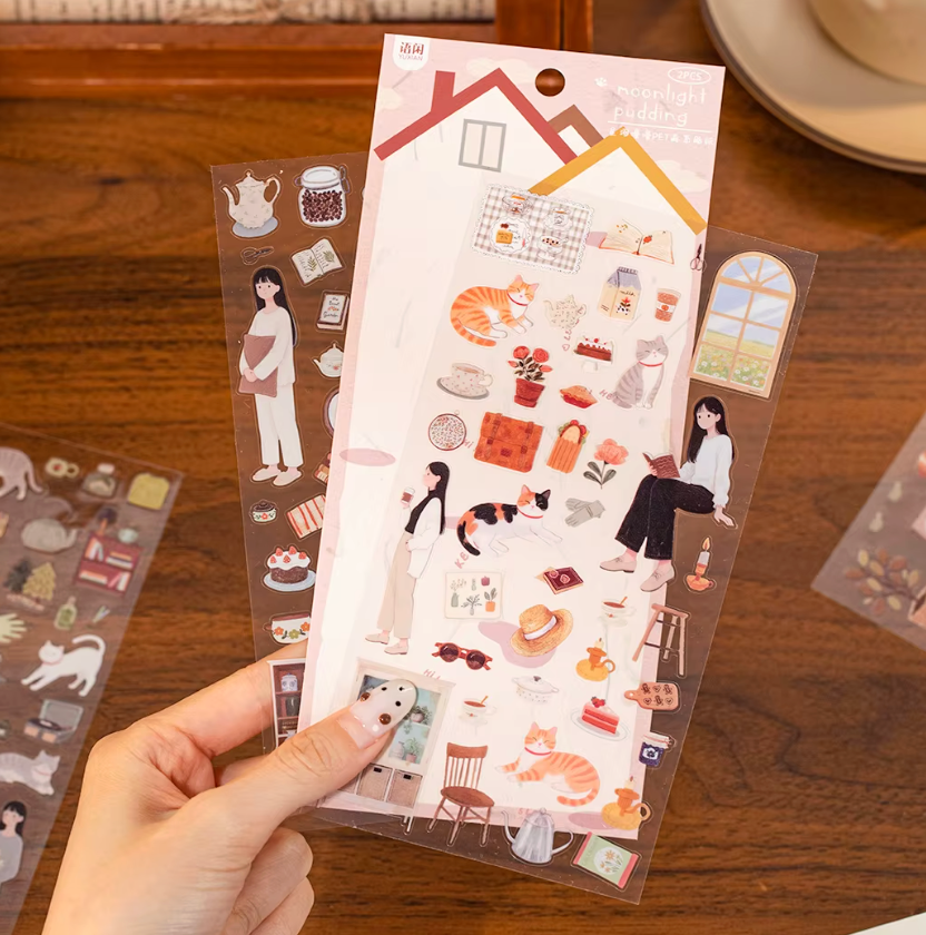 12 Hojas de Stickers Chiquitos