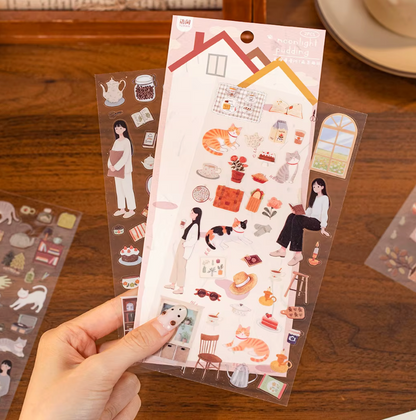 12 Hojas de Stickers Chiquitos