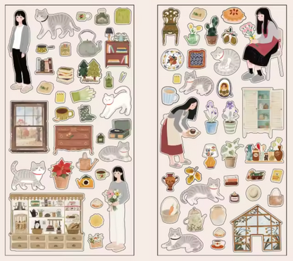 12 Hojas de Stickers Chiquitos