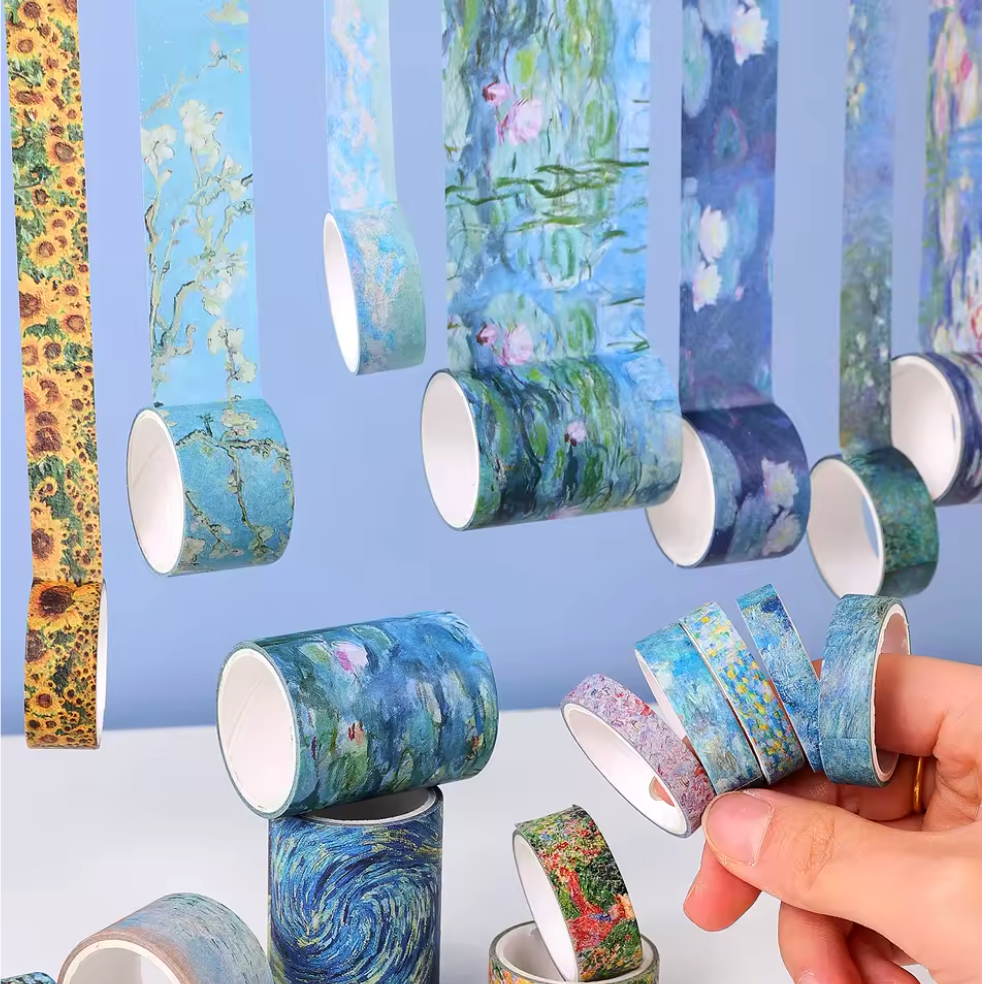 32 Washi Tapes Pintura Monet