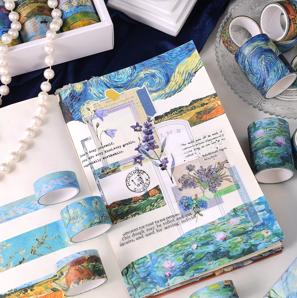 32 Washi Tapes Pintura Monet