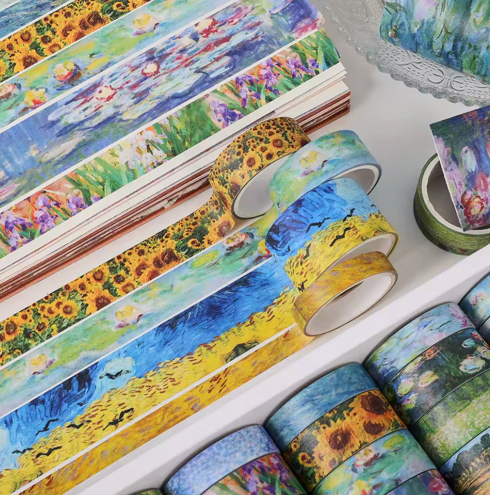 32 Washi Tapes Pintura Monet
