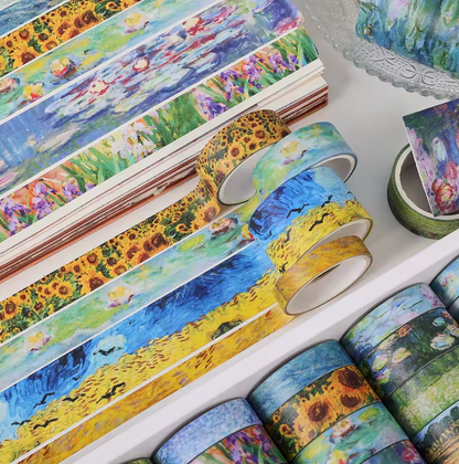 32 Washi Tapes Pintura Monet