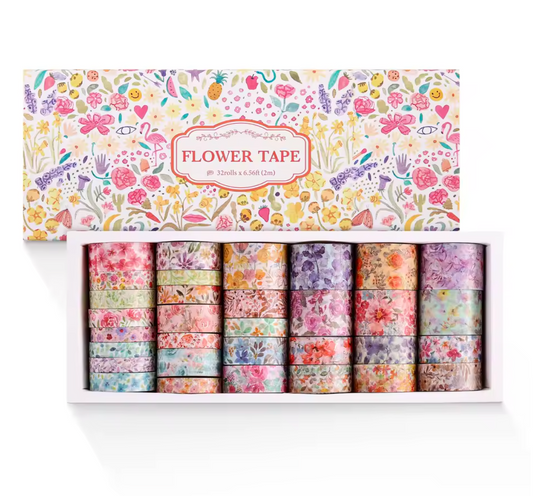 32 Washi Tapes Florecitas