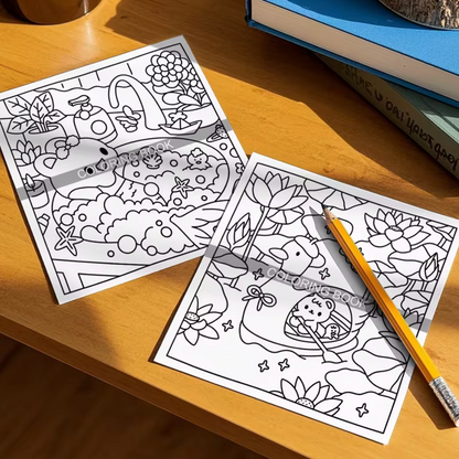 Cuaderno de colorear Dareamy Day