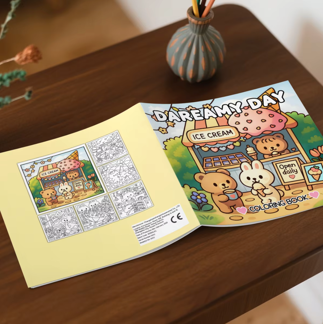 Cuaderno de colorear Dareamy Day