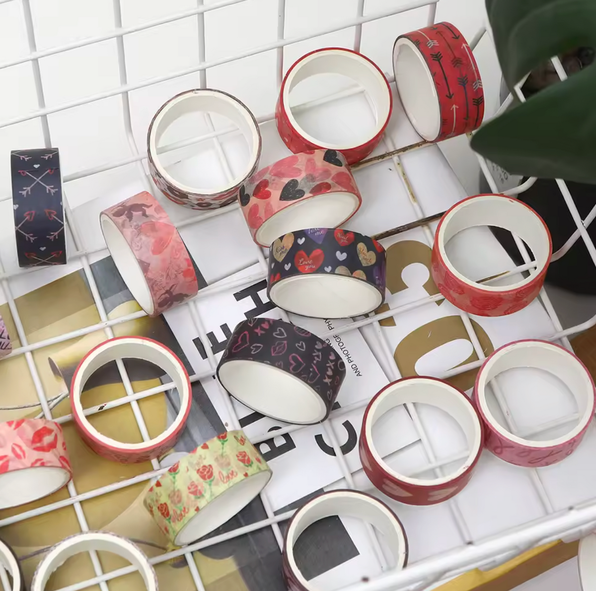 20 Washi Tapes Valentine's Day