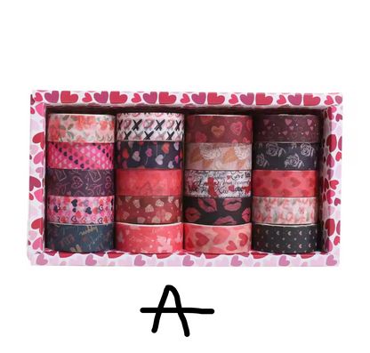 20 Washi Tapes Valentine's Day