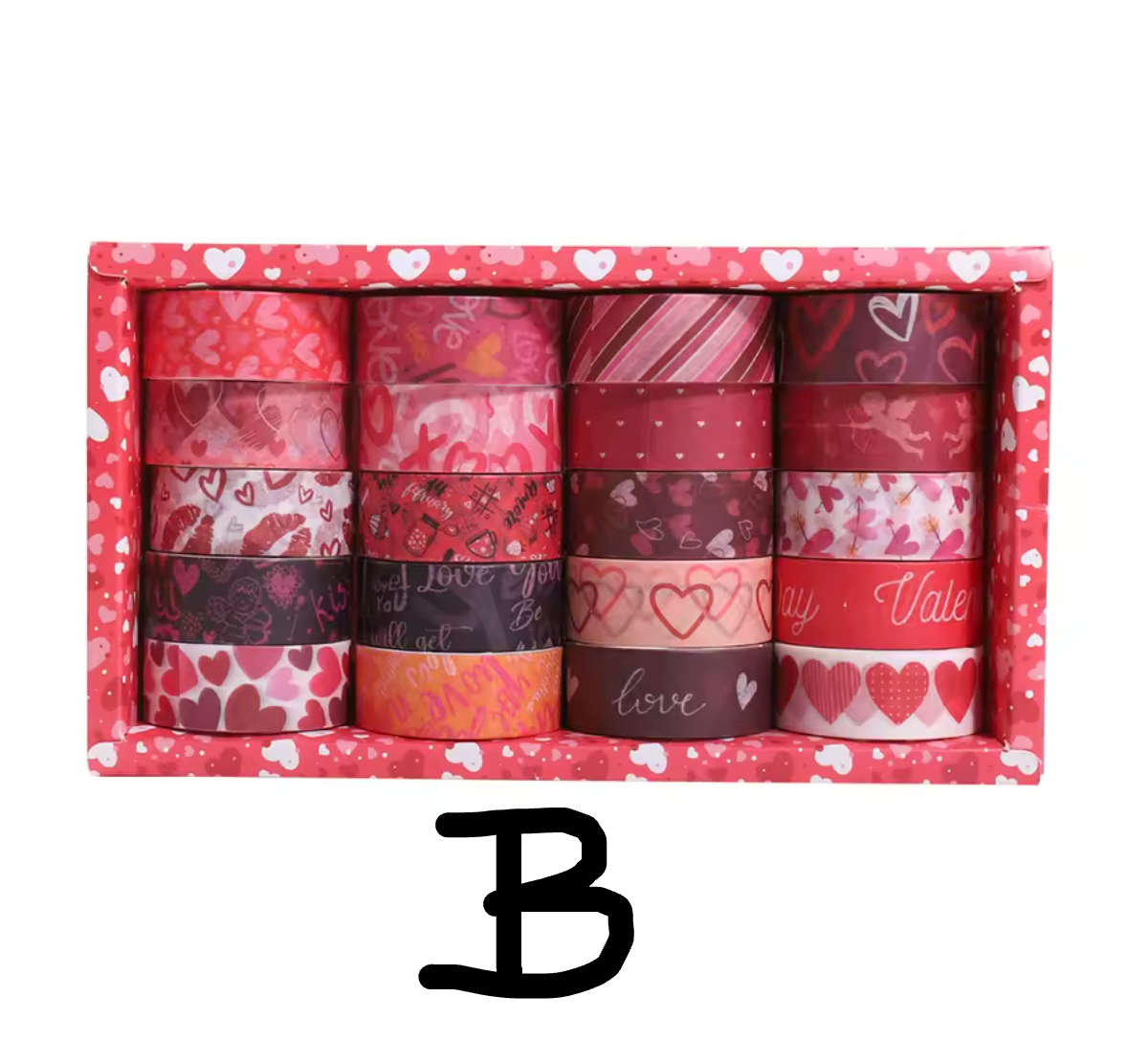 20 Washi Tapes Valentine's Day