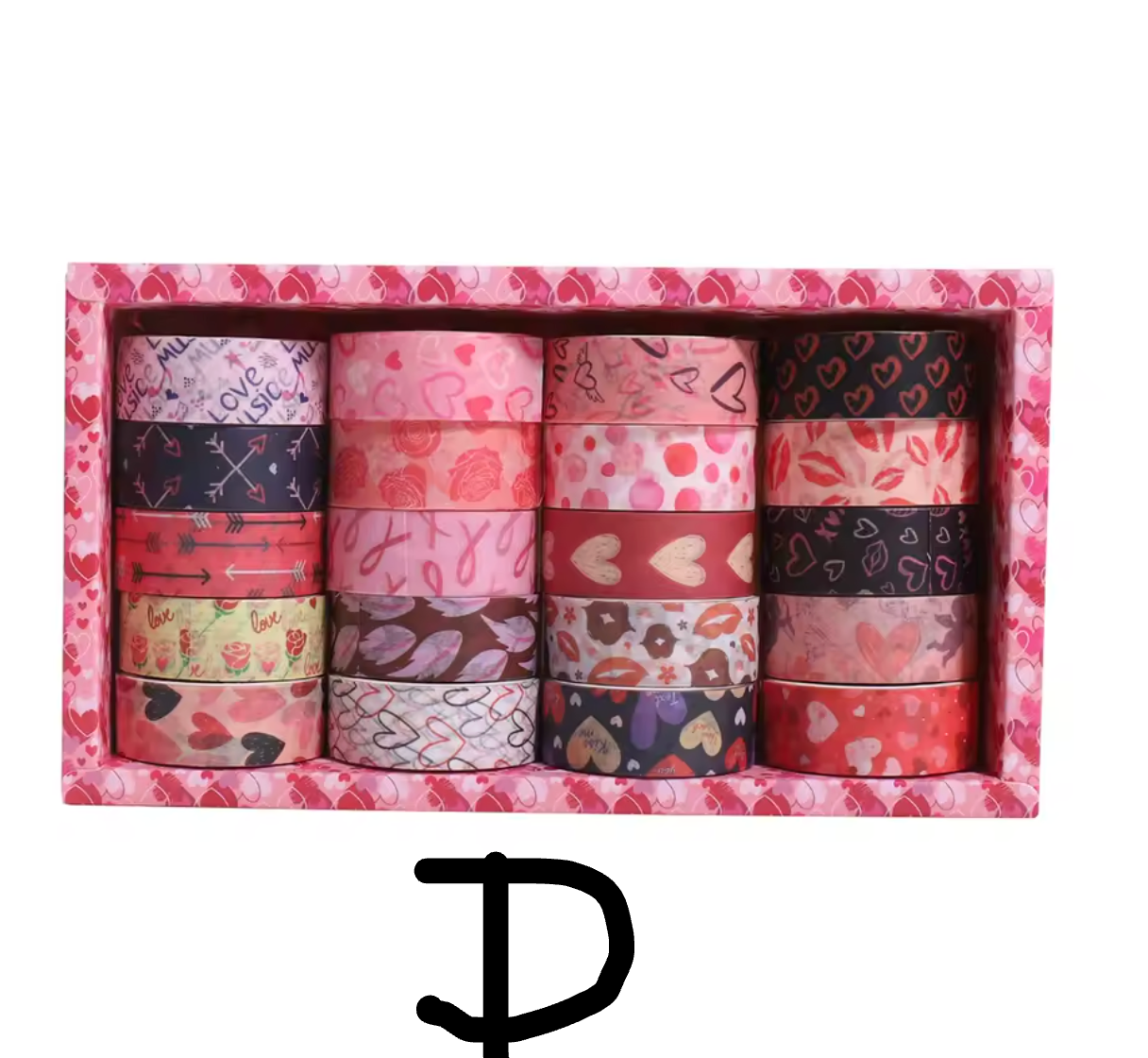 20 Washi Tapes Valentine's Day