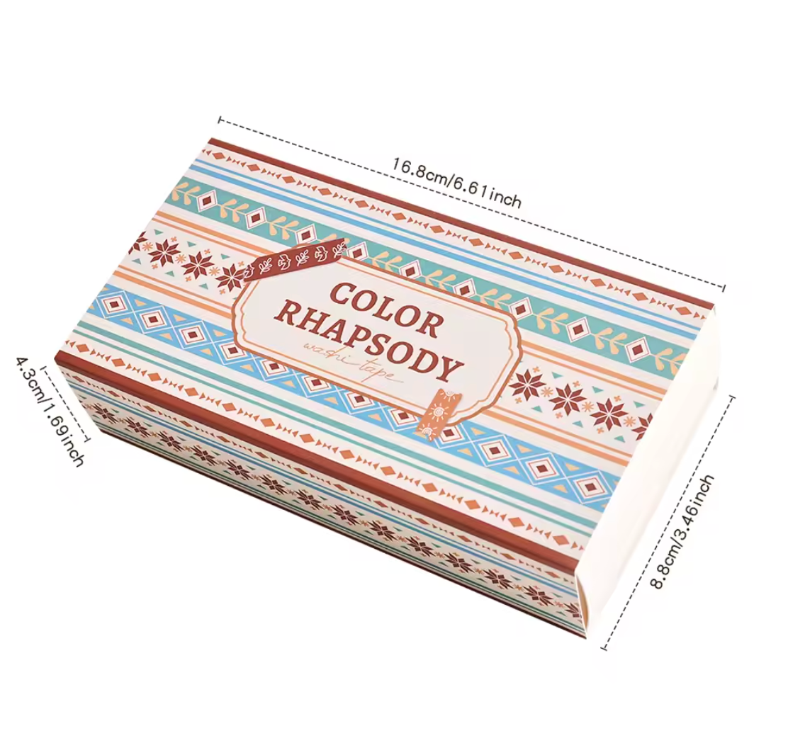 20 Washi Tapes Color Rhapsody