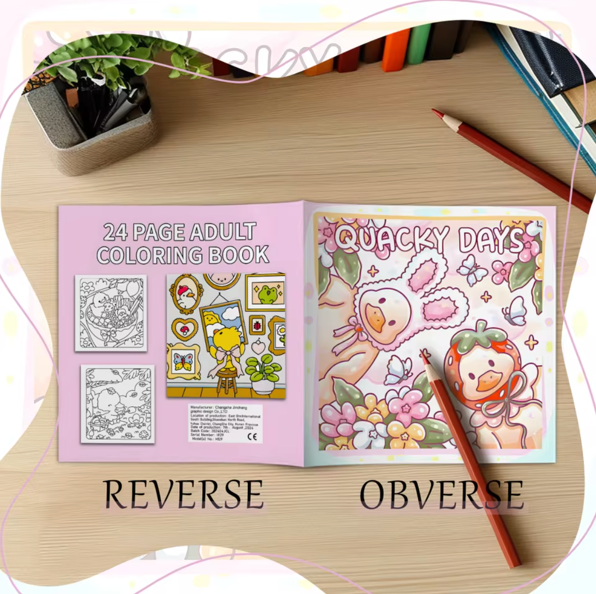 Cuaderno de colorear Quacky Days