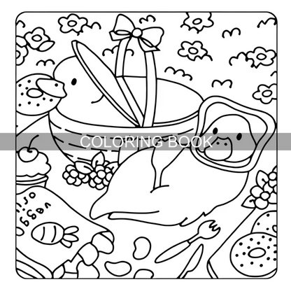 Cuaderno de colorear Quacky Days