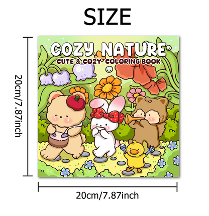 Cuaderno de colorear Cosy Nature