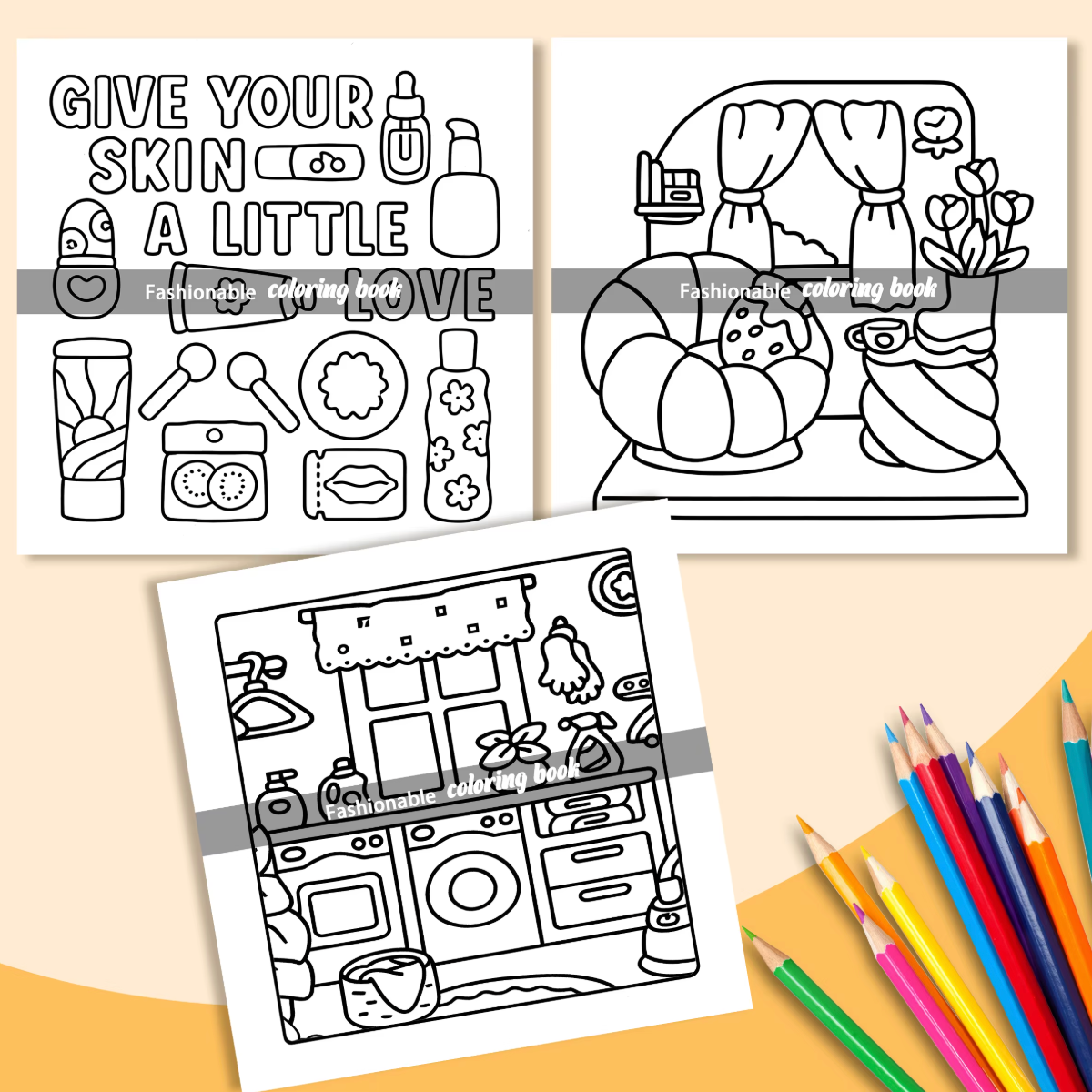 Cuaderno de colorear Self Love