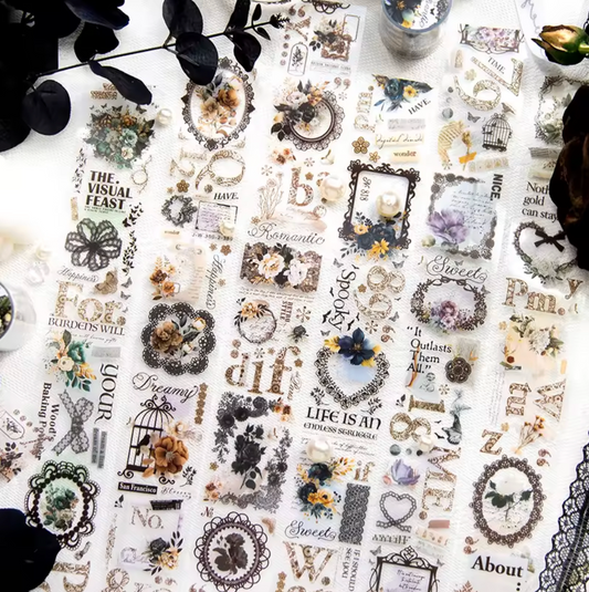 Washi Tape transparente Romantico & Vintage