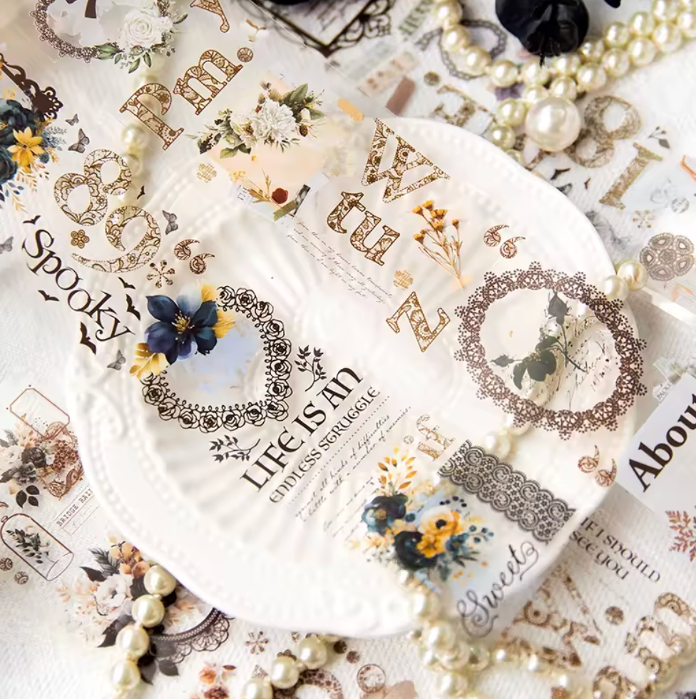 Washi Tape transparente Romantico & Vintage