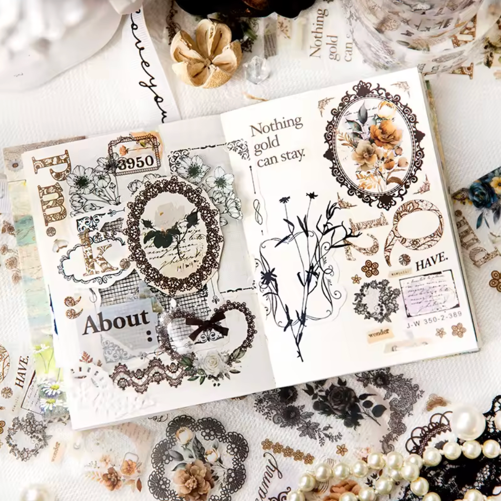 Washi Tape transparente Romantico & Vintage