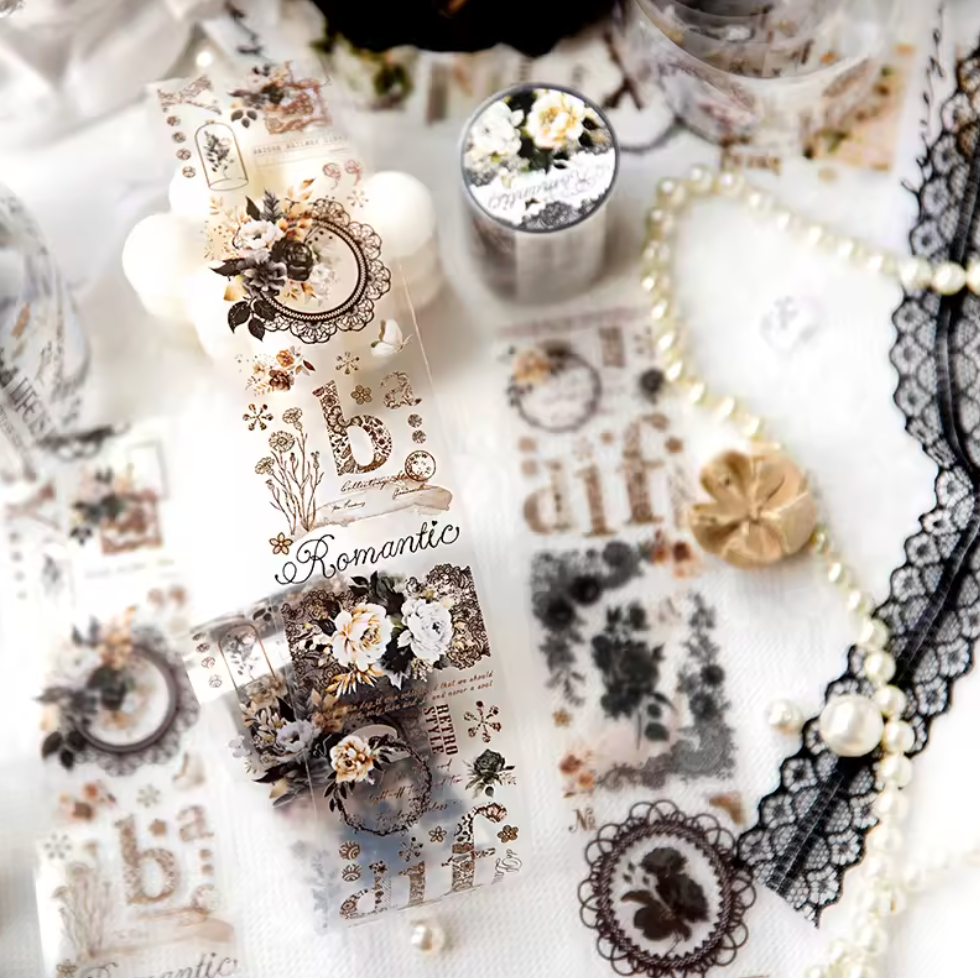 Washi Tape transparente Romantico & Vintage
