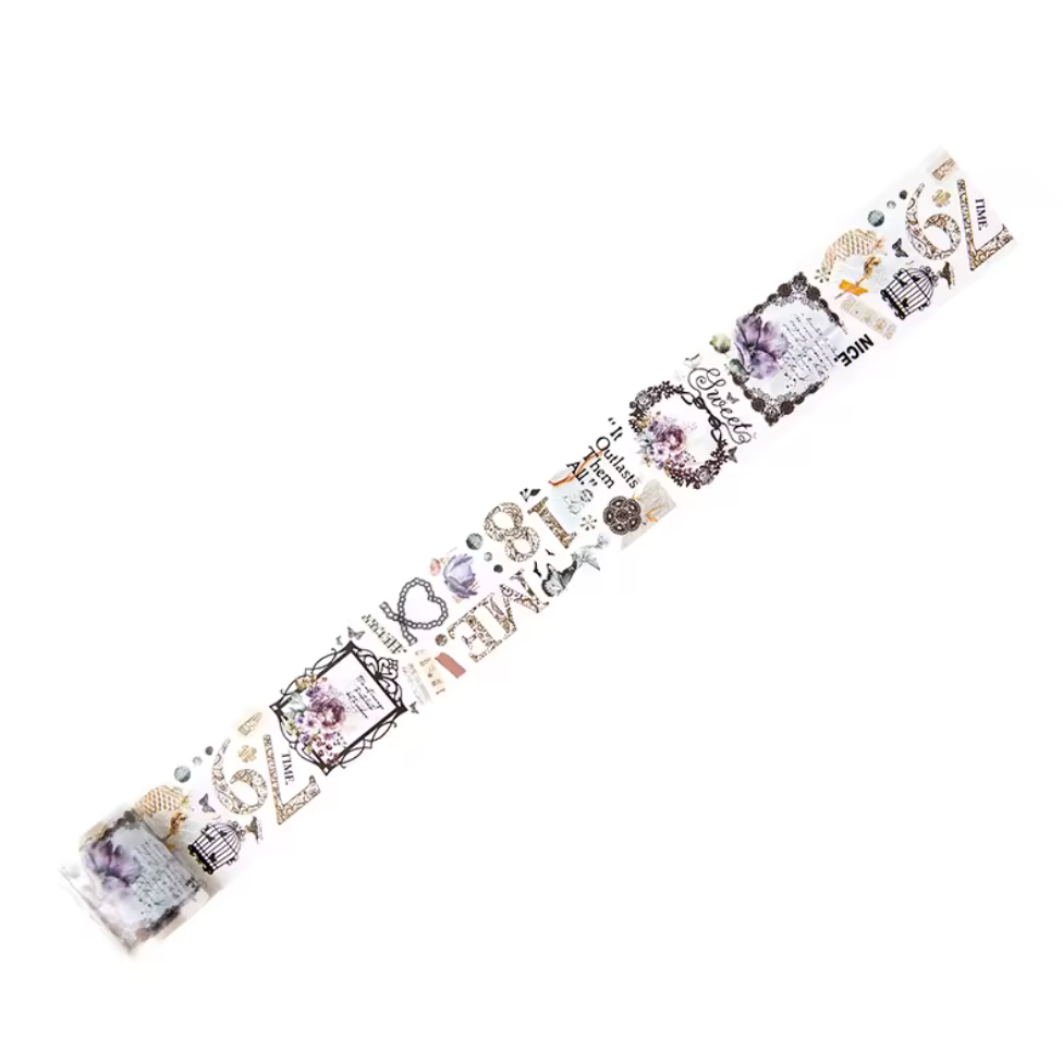 Washi Tape transparente Romantico & Vintage
