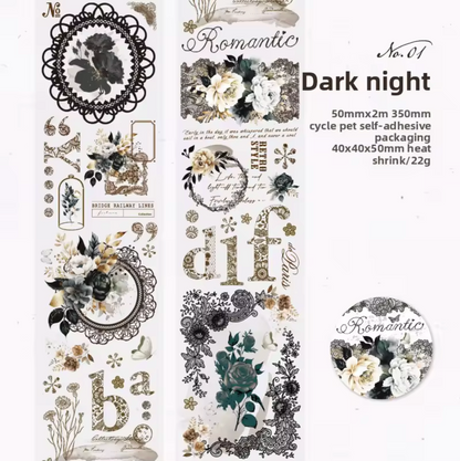 Washi Tape transparente Romantico & Vintage