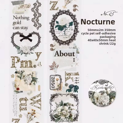 Washi Tape transparente Romantico & Vintage