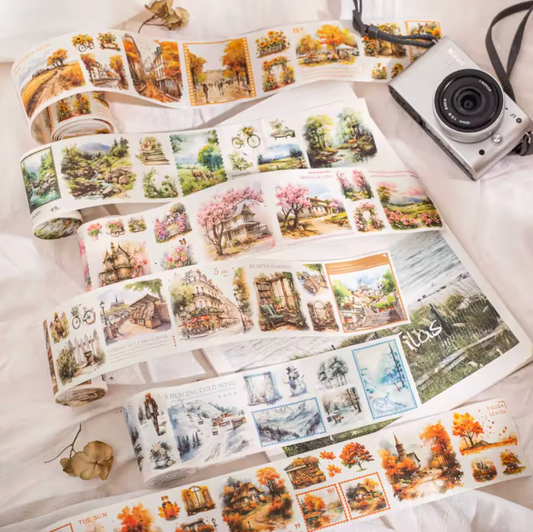 Washi Tape ancho paisajes