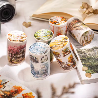 Washi Tape ancho paisajes