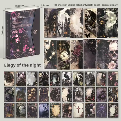 Bloc de 120 papeles Vintage