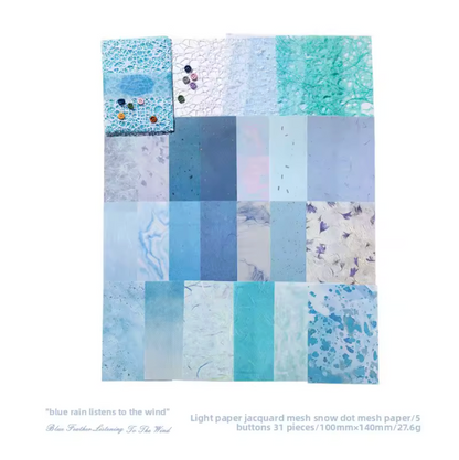 26 Hojas - Varias texturas & botones