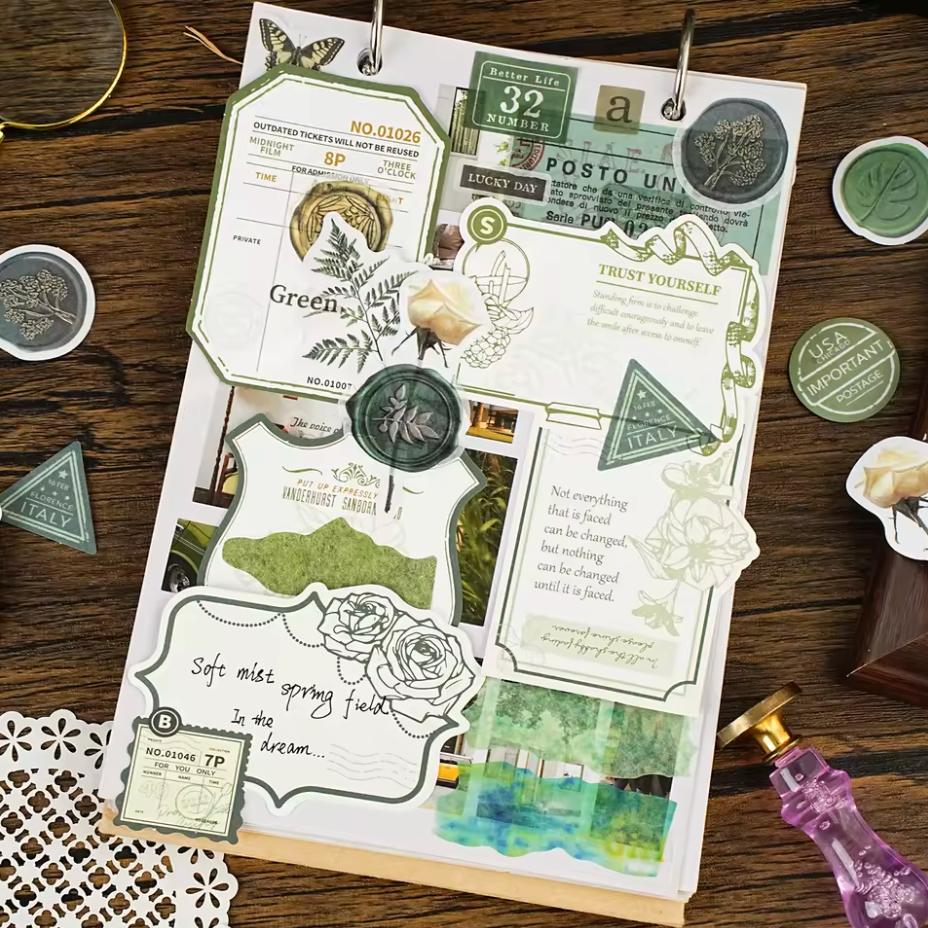 Caja de 30 etiquetas & stickers