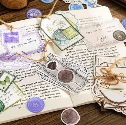 Caja de 30 etiquetas & stickers