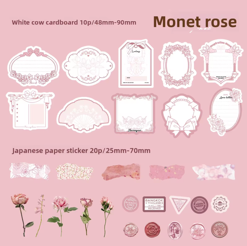 Caja de 30 etiquetas & stickers