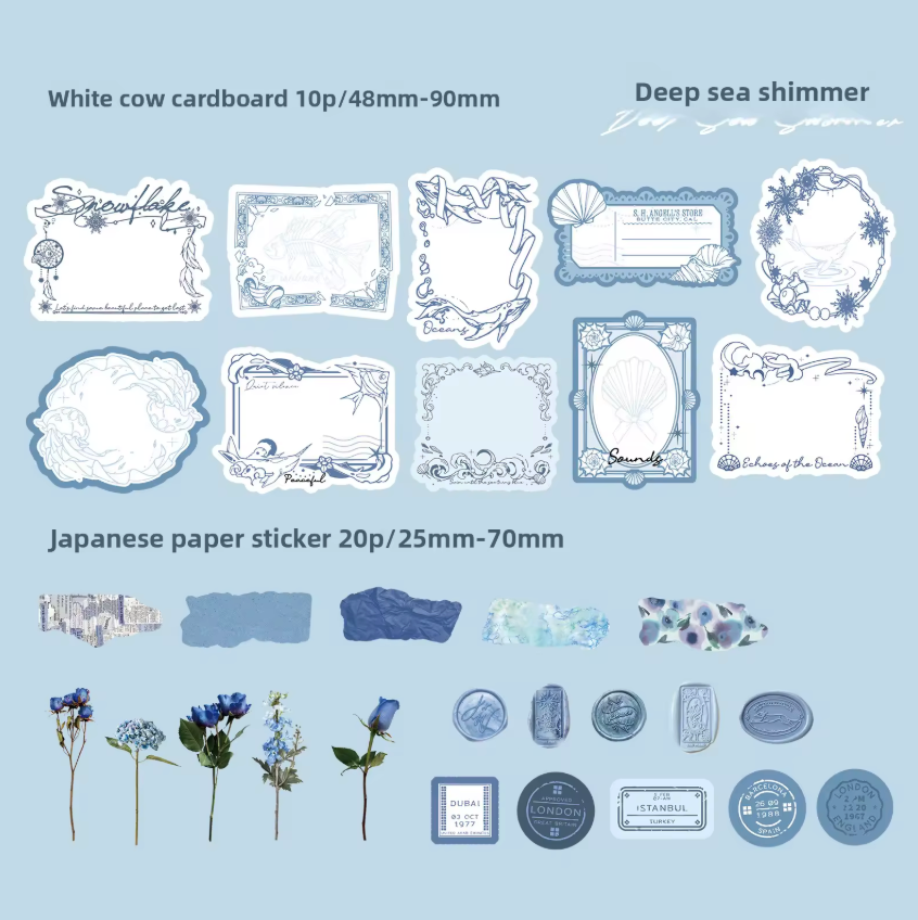 Caja de 30 etiquetas & stickers