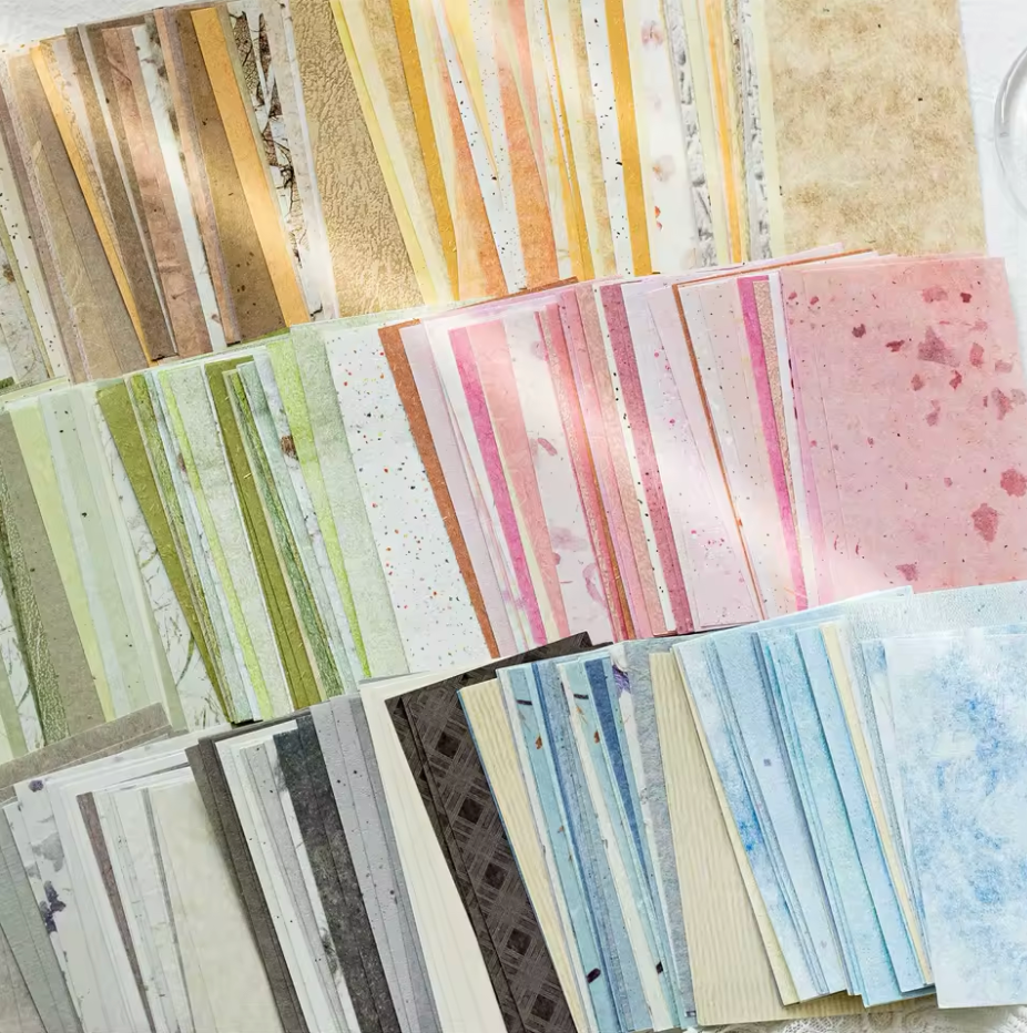 50 Papeles de colores - Varias texturas